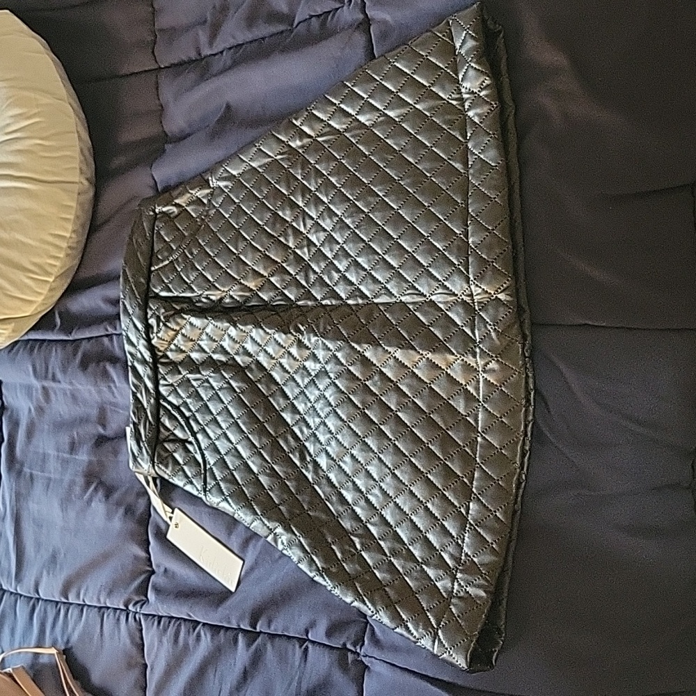 Kidichic black quilted skirt